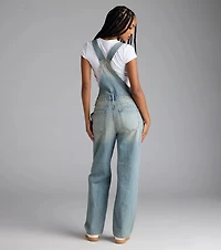 Casual Babe Tinted Denim Overalls