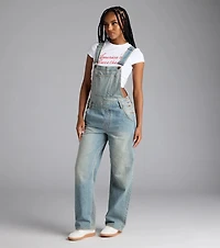 Casual Babe Tinted Denim Overalls