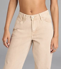 Fresh Vibes Mid-Rise Wide Leg Denim Jeans