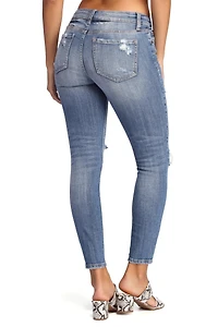 Going The Distance Distressed Skinny Jeans