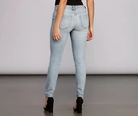 Jude Mid Rise Distressed Jeans