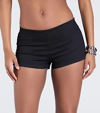 Fun And Flirty Mid Rise Denim Hot Shorts