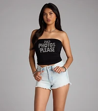 Cut to Chill High-Rise Denim Shorts