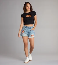 Fight On® USC® Patch Cut-Off Denim Shorts