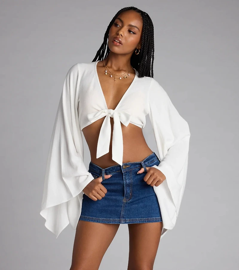 Mini Mood Activated Denim Skort