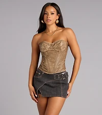 Cool Girl Confidence Denim Mini Skort