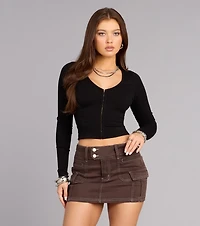 Styled For The Everyday Cargo Mini Skort