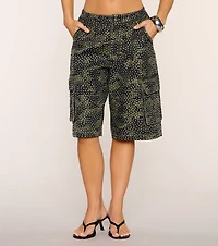 Camo Crush Rhinestone Denim Jorts