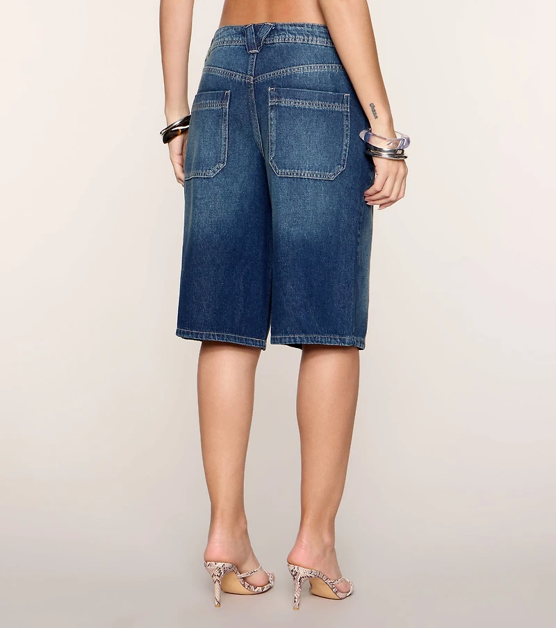 Off Duty Denim Mid-Rise Jorts