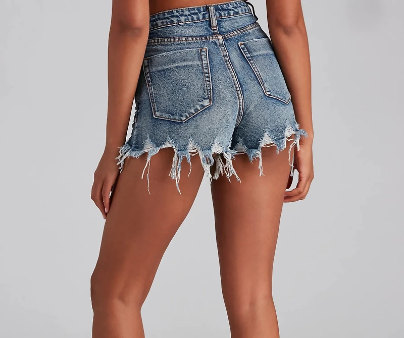 Casual And Chic Cut Off Shorts
