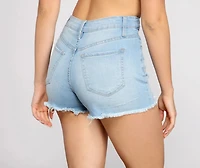 Sunny Days Ahead Cutoff Denim Shorts