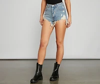 Casual And Chic Cut Off Shorts