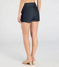 Exceptional Poise High Rise Denim Shorts