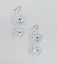 Whimsical Statement Flower Earrings