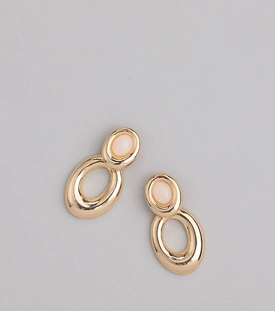 Pure Excellence Oval Earrings