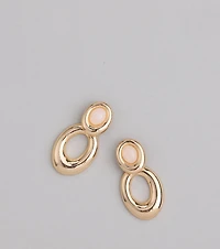 Pure Excellence Oval Earrings