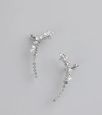 Glam Shine Rhinestone Two-Pack Ear Crawler Set