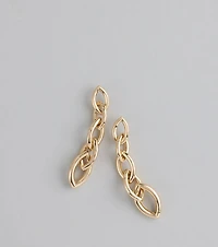 Linked Up And Luxe Chain Earrings