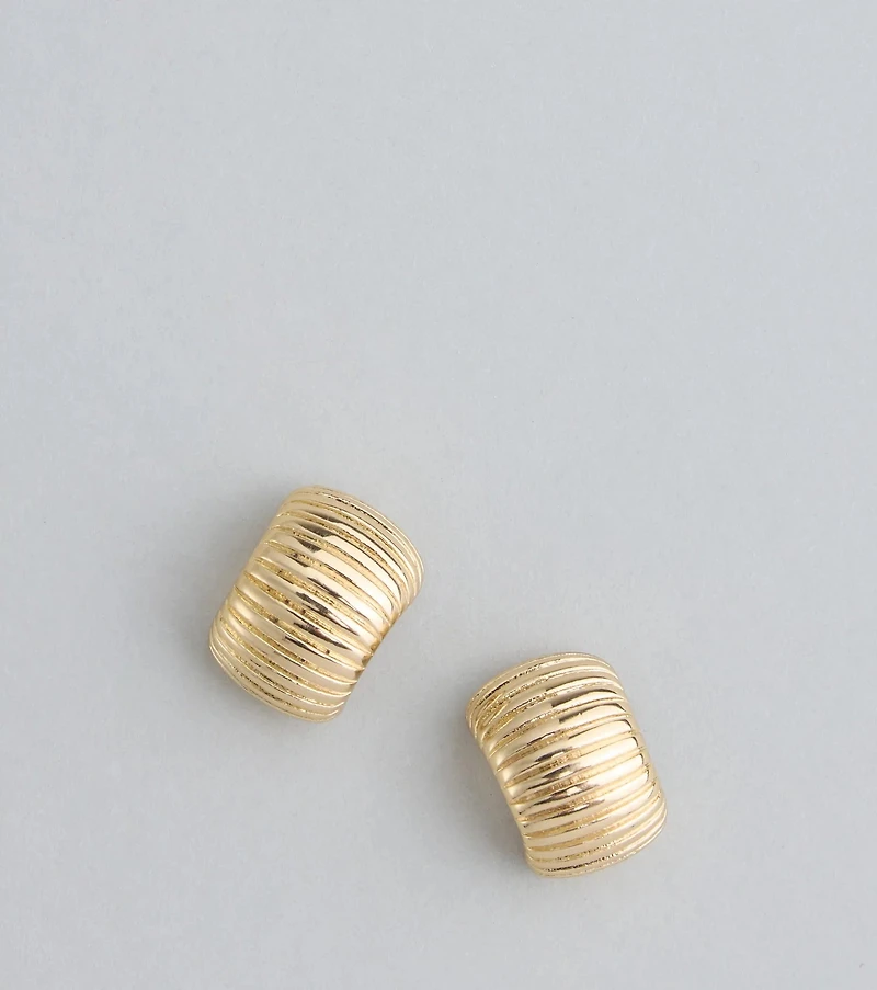 Chic And Trendy Curved Earrings