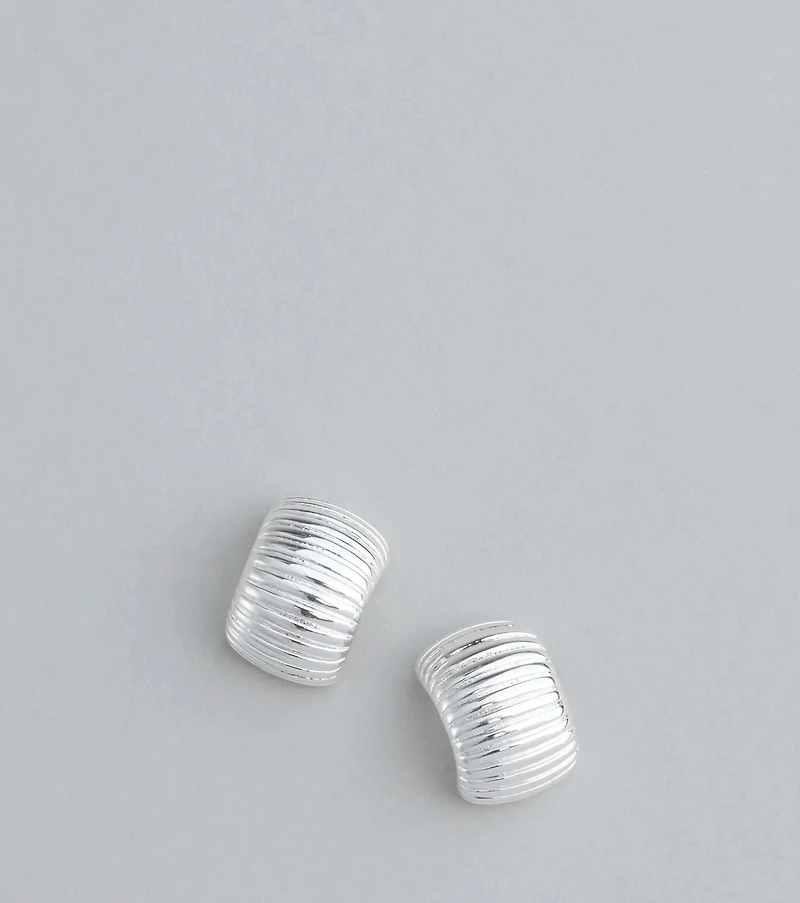 Chic And Trendy Curved Earrings