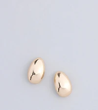 Simple And Sleek Teardrop Earrings