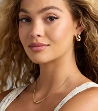 Simple And Sleek Teardrop Earrings