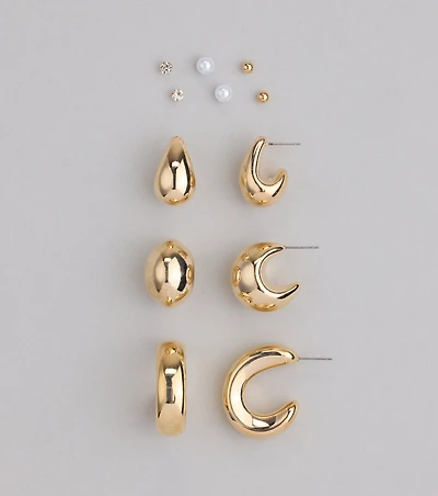 Statement Six Pack Earrings Set