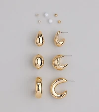 Statement Six Pack Earrings Set