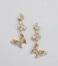 Touch Of Beauty Butterfly Earrings