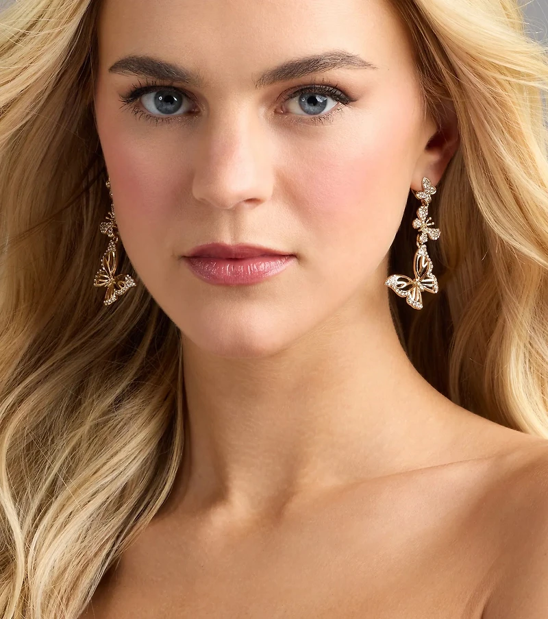 Touch Of Beauty Butterfly Earrings