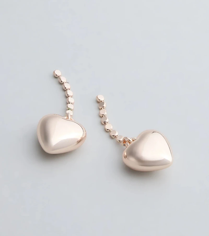Taking Heart Charm Earrings