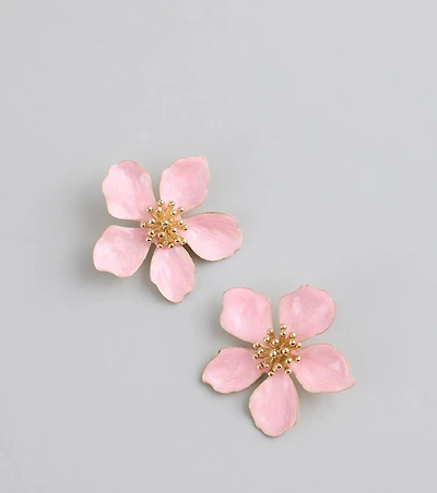 Bloom Babe Floral Stud Earrings