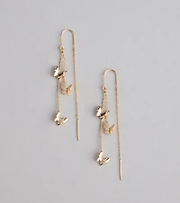 Whimsical Beauty Butterfly Rhinestone Earrings