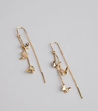 Whimsical Beauty Butterfly Rhinestone Earrings