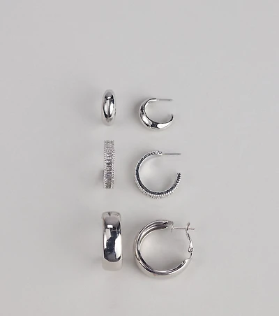 Everyday Edit Hoop Earrings Pack