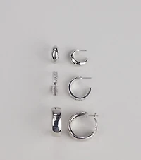 Everyday Edit Hoop Earrings Pack