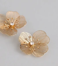 Floral Crush Flower Stud Earrings