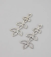 Enchanted Leaf Rhinestone Earrings