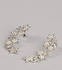 Shooting Star Rhinestone Ear Cuff