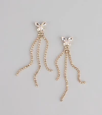 Twinkle And Flutter Butterfly Earrings