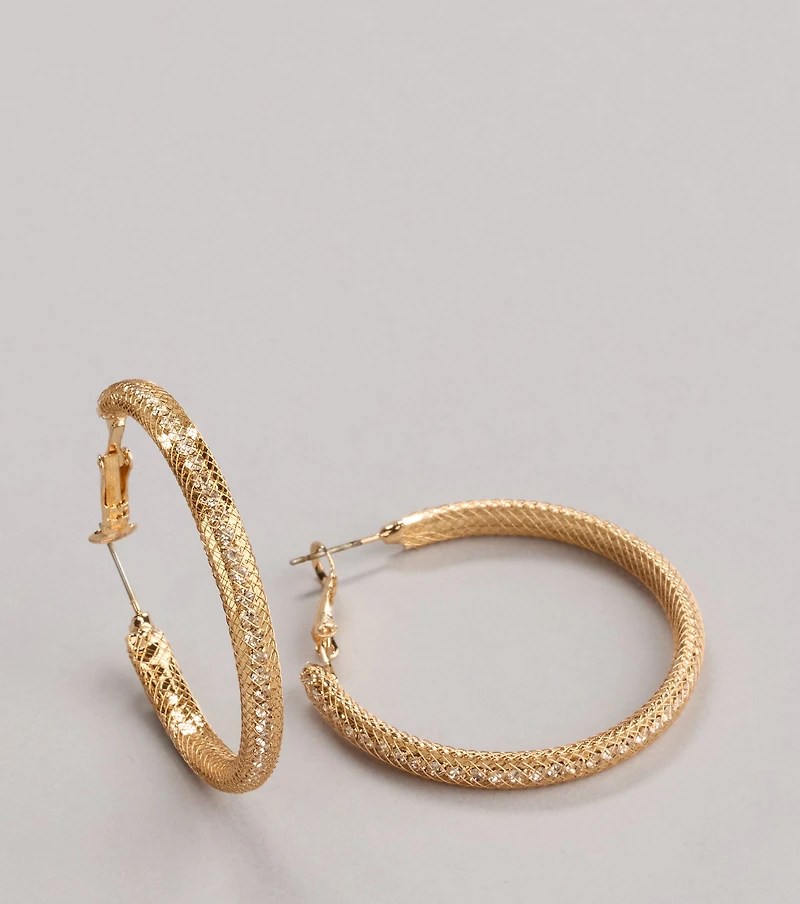 Classic Twist Hoop Earrings