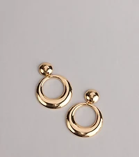 All About Shine Statement Earrings