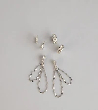 Triple Shine Earring Set