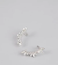 Starlit Spark Rhinestone Earrings
