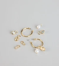 Mood Match Charm Earrings Pack