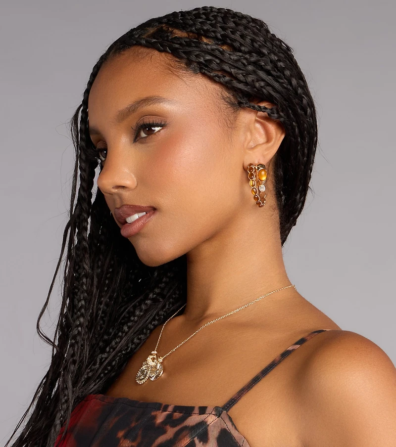 Finishing Touch Three-Pack Earring Set