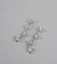 Sparkle Trail Butterfly Earrings