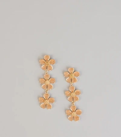Petals On Repeat Floral Earrings