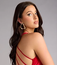 Modern Muse Abstract Statement Earrings