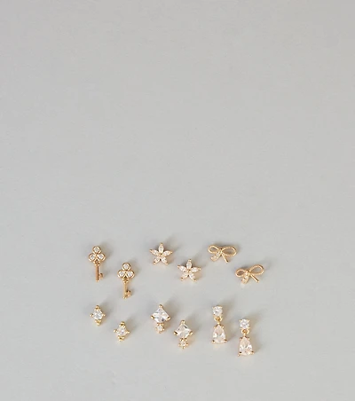 Charm Moment Six-Pack Stud Earrings